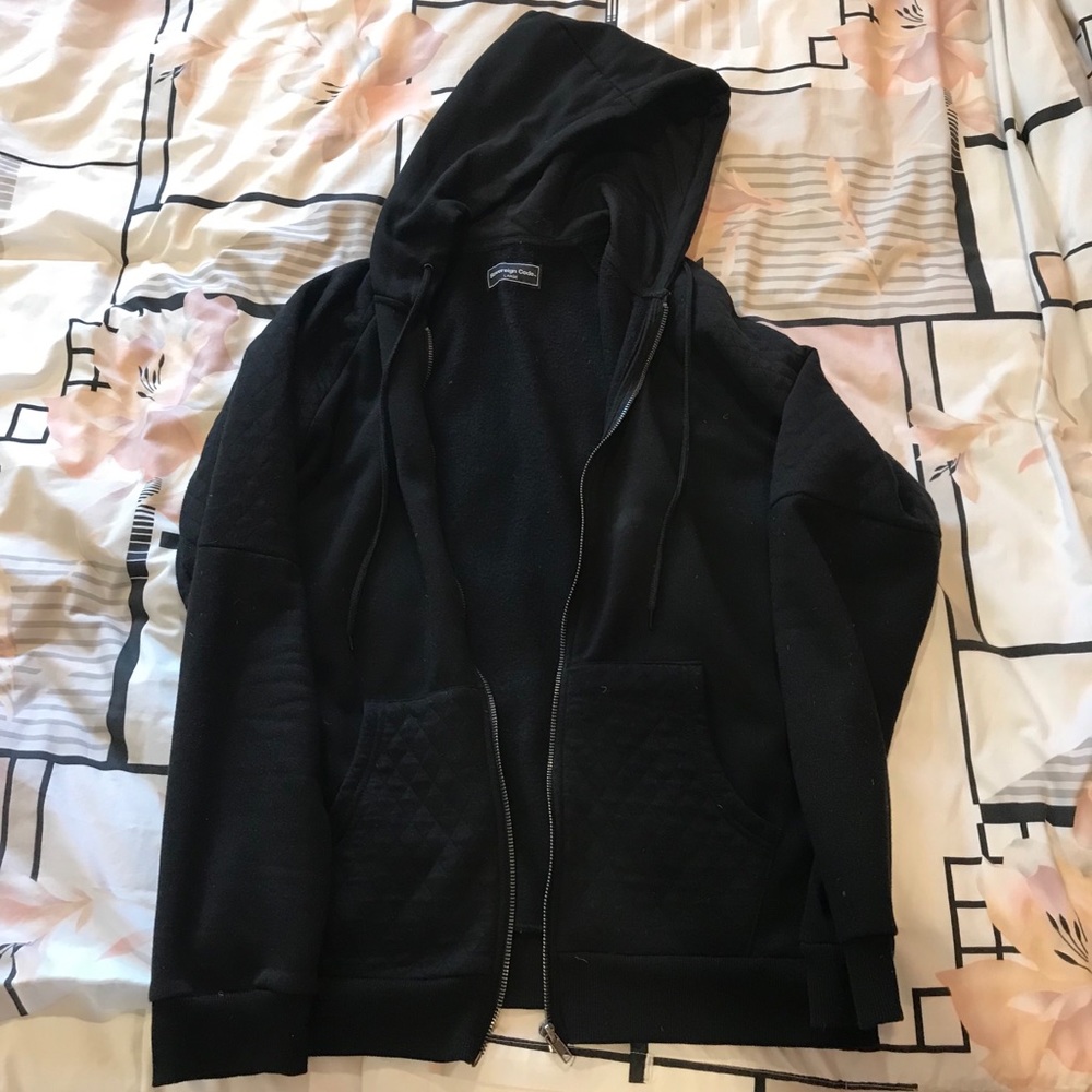 Sovereign Code Zip up hoodie Black Size Large